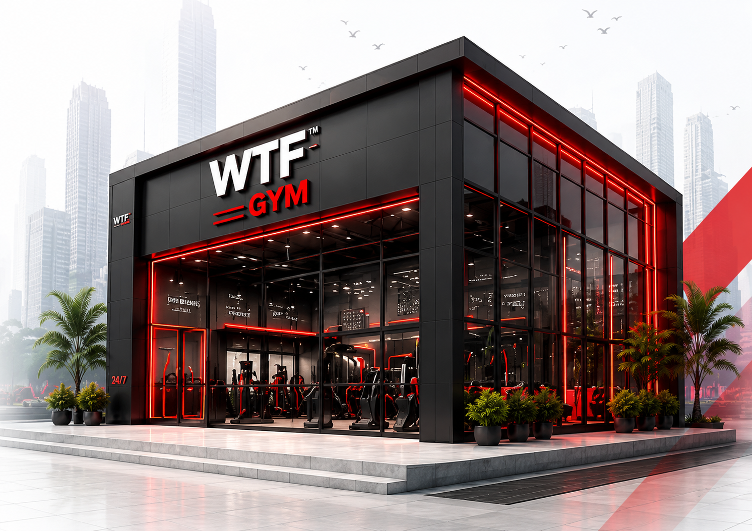 WTF Gym 3D Building